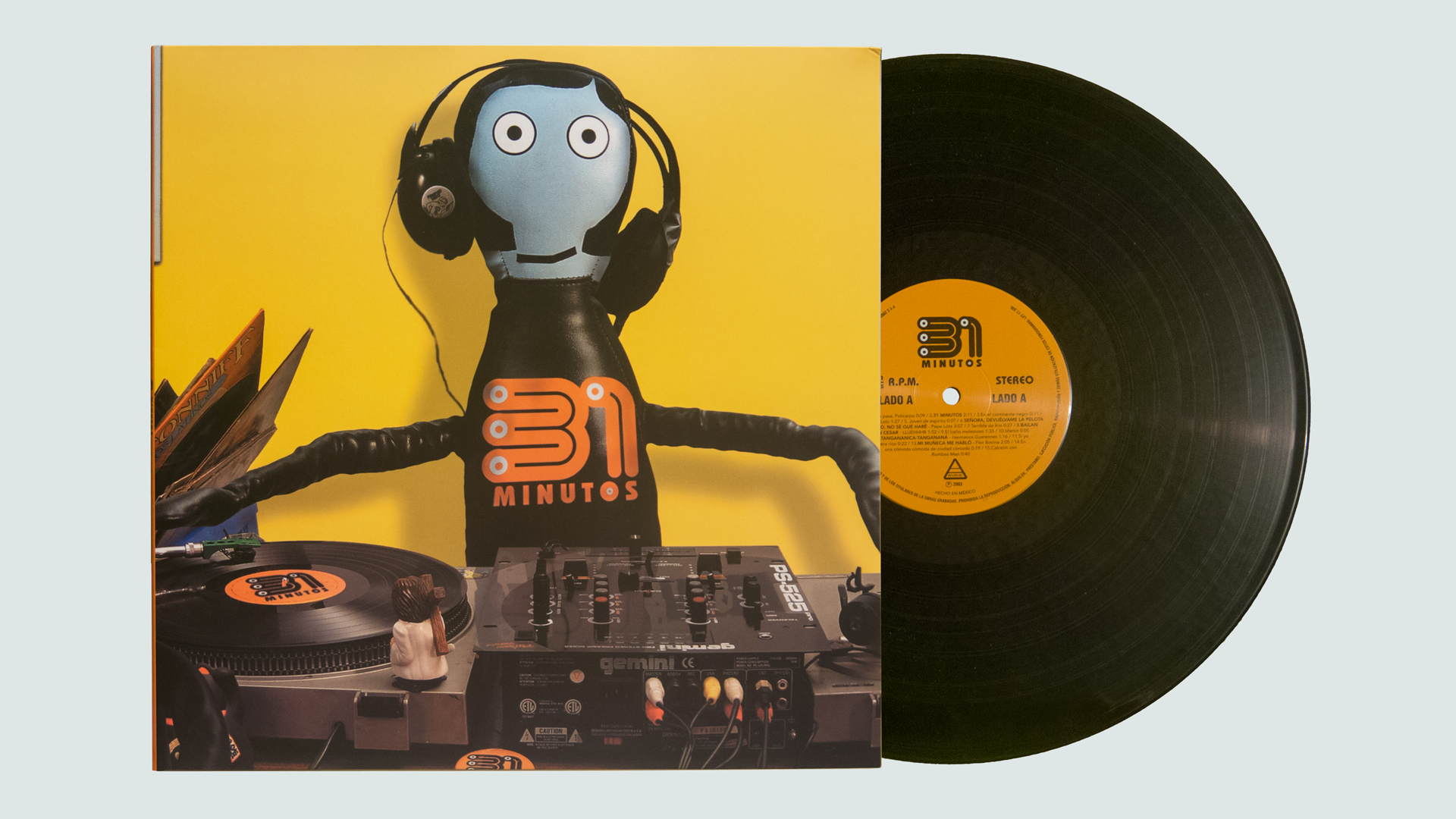 Primer disco de 31 minutos a la venta en vinilo