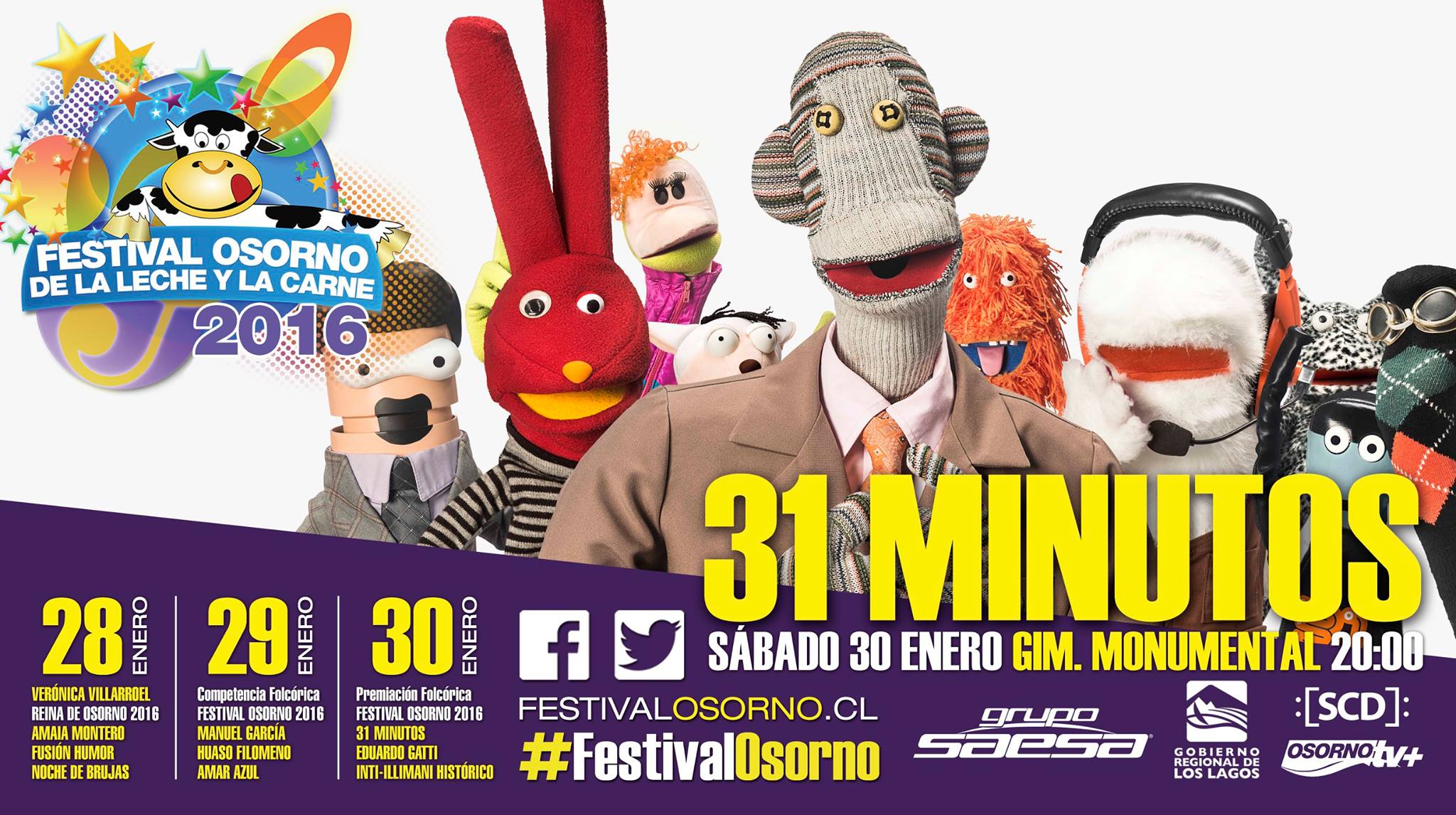 31 minutos en Osorno en el Festival de la Leche y la Carne 2016