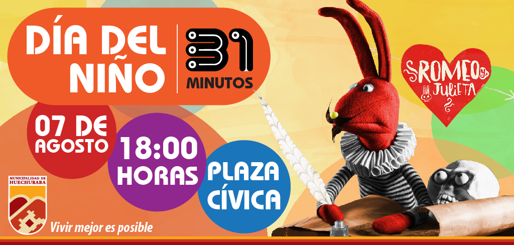 Romeo y Julieta este día del niño en Huechuraba
