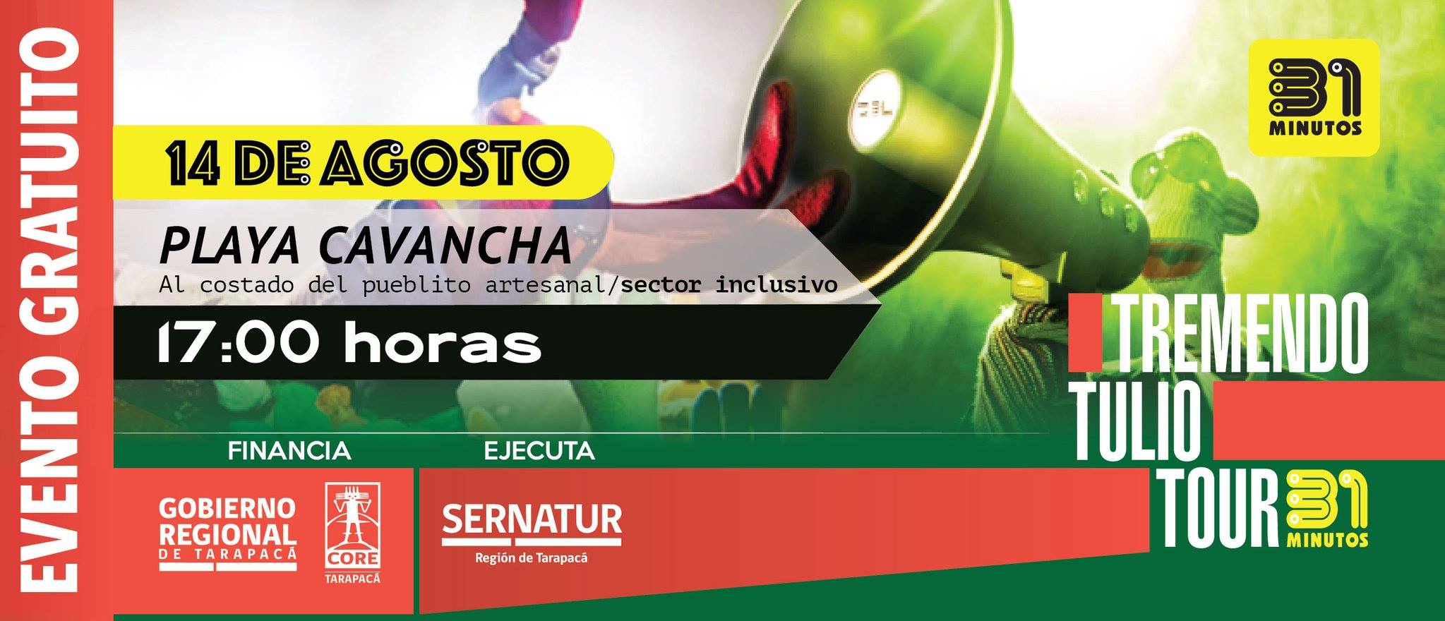 Tremendo Tulio Tour se presenta en Iquique