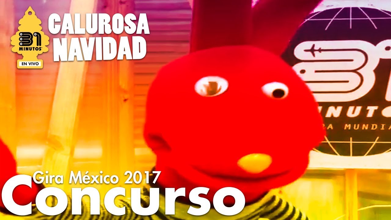 Concurso entradas 31 minutos Calurosa Navidad, gira México 2017