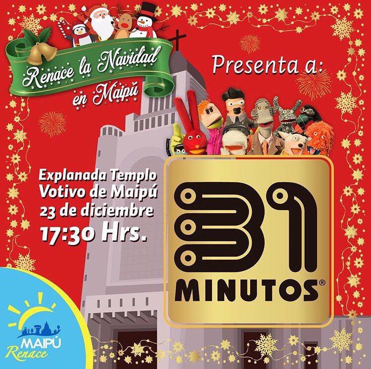 31 minutos se presenta en Maipú
