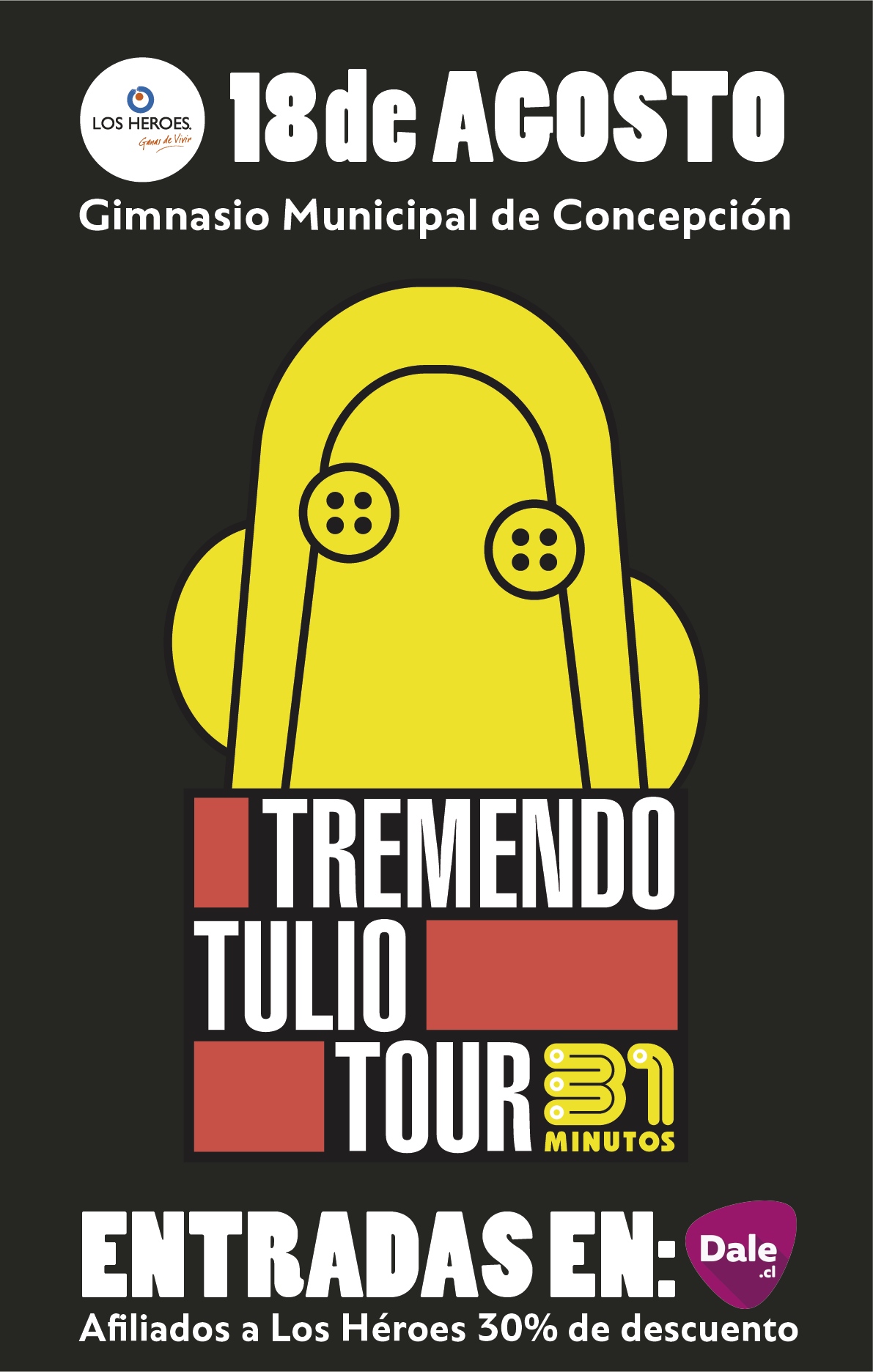 Tremendo Tulio Tour se presenta en Concepción