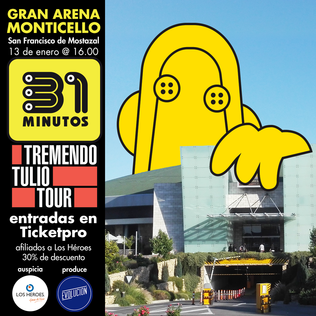 Tremendo Tulio Tour en el Gran Arena Monticello