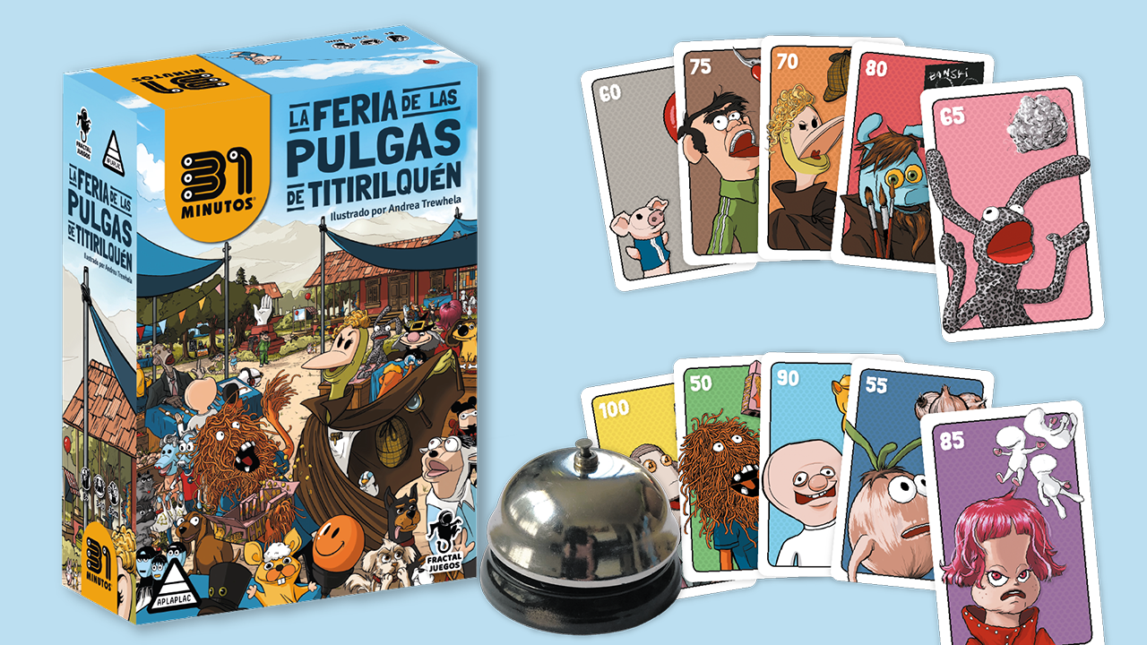 «La feria de las pulgas de Titirilquén», nuevo juego de mesa de 31 minutos