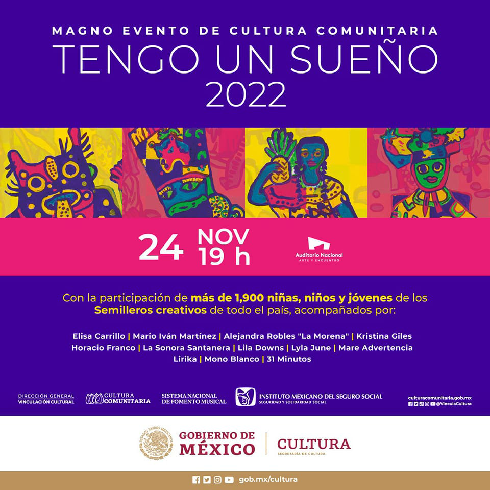 31 minutos participa en el evento Tengo un sueño 2022 en Ciudad de México