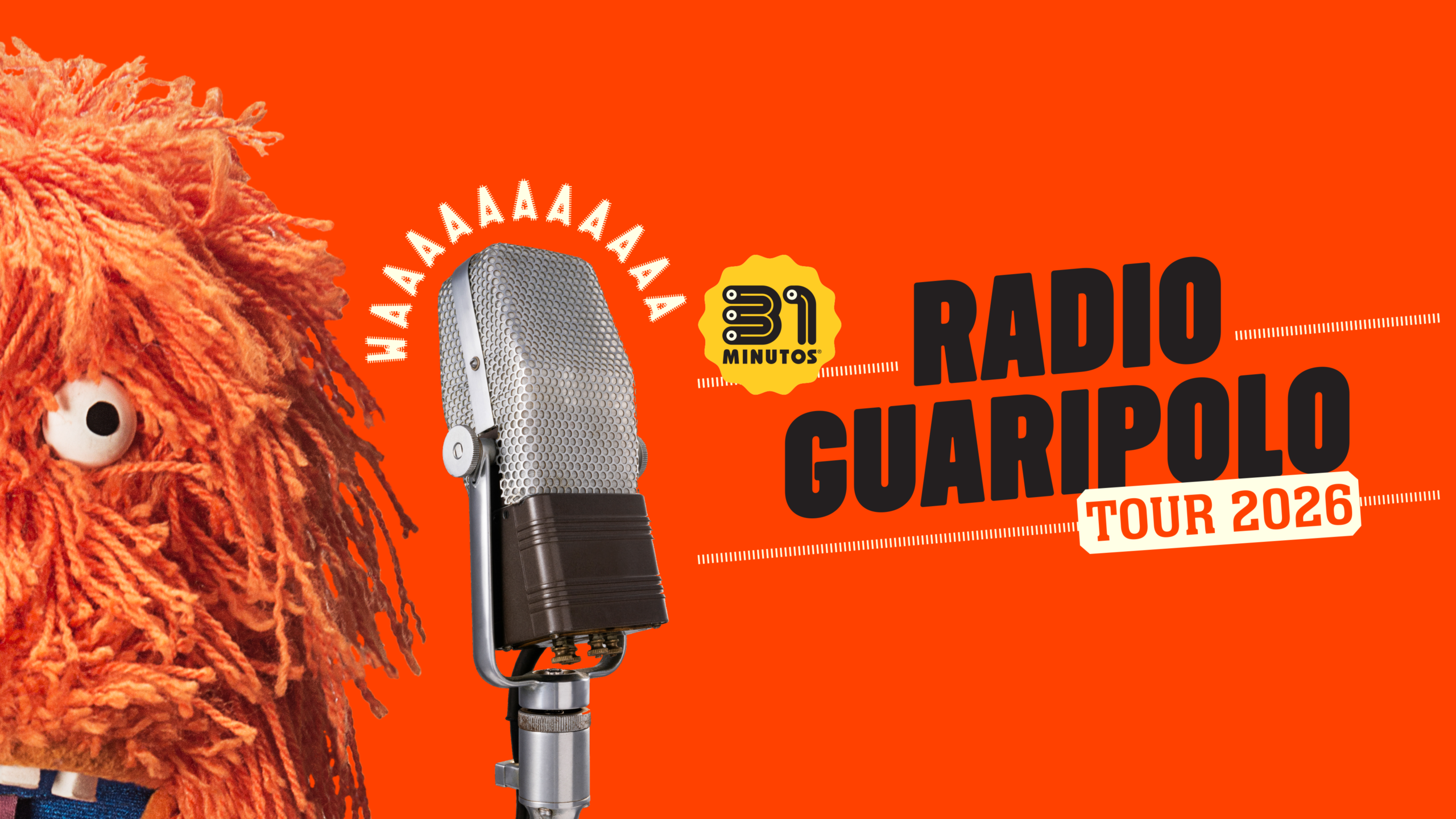 31 minutos gira en 2026 con «Radio Guaripolo» por Chile, Colombia y México