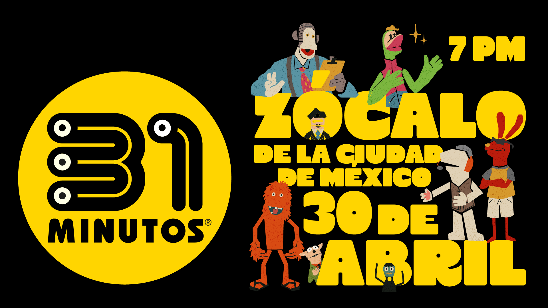 31 minutos se presenta en el zócalo de ciudad de México