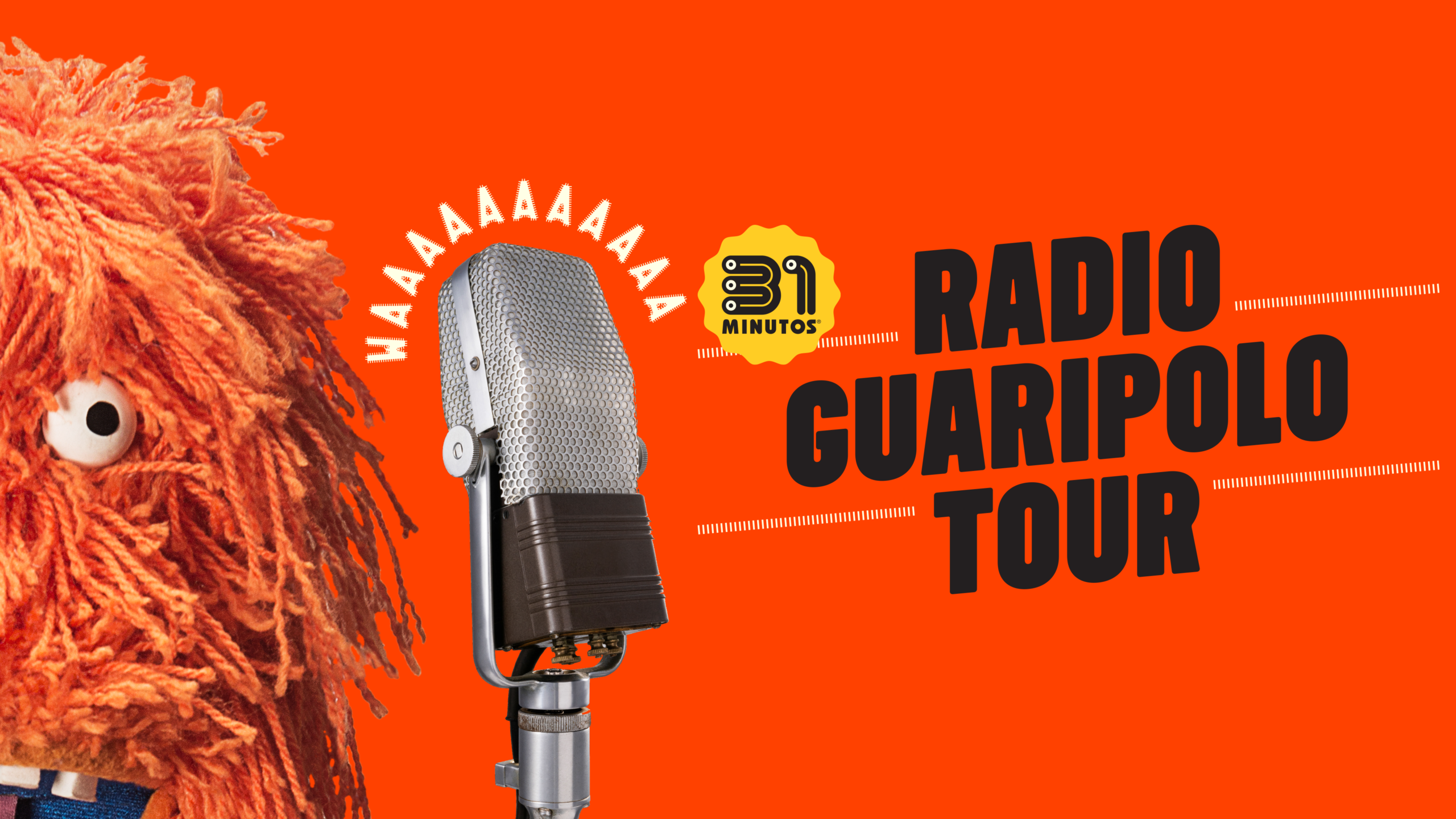31 minutos se presenta en Puerto Montt, Temuco, Concepción, Iquique, Antofagasta y el Monticello en 2026 con Radio Guaripolo Tour